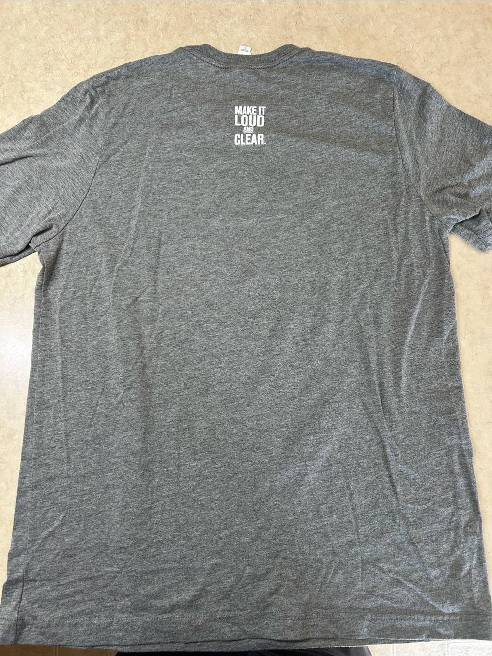 Stolichnaya Vodka Graphic T-Shirt Gray Bella+Canvas Men’s Large Distressed - Picture 2 of 7